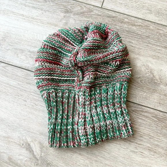 C.C Hat Oversized Baggy Slouch Thick Warm Cap Hat Skully Mixed Cable Knit Beanie - Picture 7 of 12